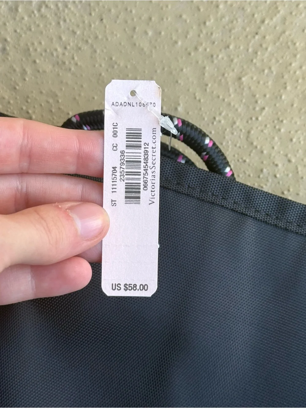Victoria’s Secret Angel Rope Weekender Tote